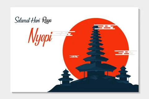 Nyepi Day Illustrazione stock