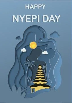 Nyepi Day Illustrazione stock
