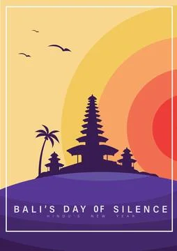 Nyepi Day Stock Illustration