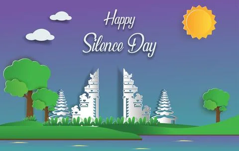 Nyepi Day Illustrazione stock