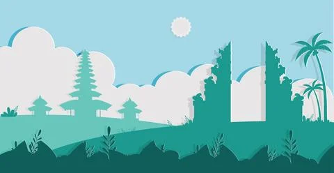 Nyepi Day Stock Illustration
