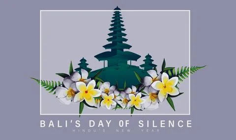 Nyepi Day Stock Illustration