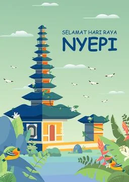 Nyepi Day Stock Illustration