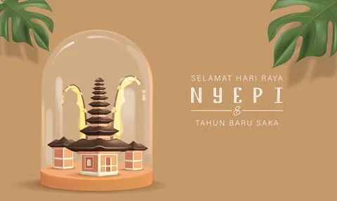 Nyepi Day Stock Illustration
