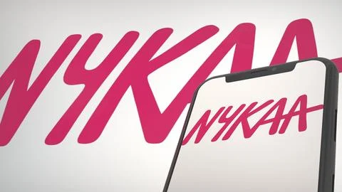 Nykaa Editorial Logo for Press Coverage Stock Photos