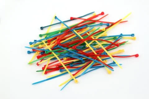 Nylock cable tiese Stock Photos