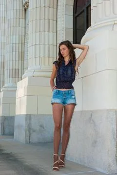 Nylon and Denim Stock Photos