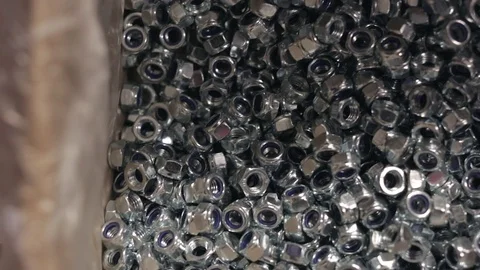 Nylon-Insert Nuts Stock Footage 77024250