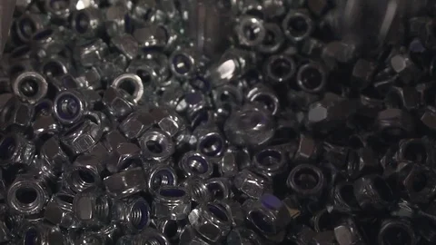 Nylon-Insert Nuts Stock Footage 77024267