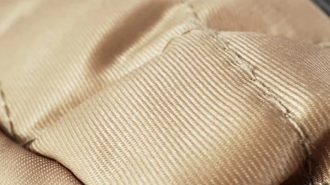Nylon quilt texture close up stock footage Stock Footage 78588923