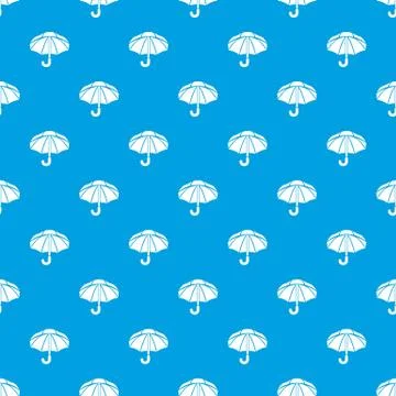 Nylon umbrella pattern seamless blue Stock Illustration