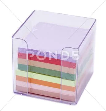 Nylon wrapped paper notes in a case Stock Photos