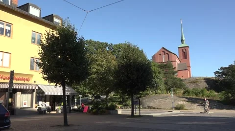 Nynashamn in sweden  -cityscape Stock Footage 41766009