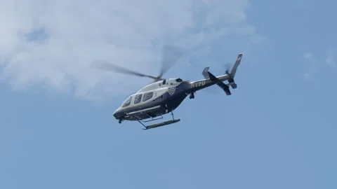 Nypd Helicopter Stock Footage 278487584