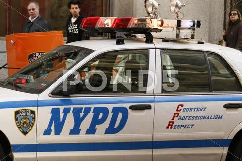 NYPD Police Car Stock Photos