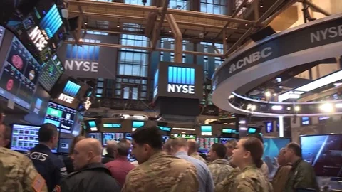 NYSE DV visit for 2016 New York City CBRN Sustainment Training Exercise - 2016 Stock Footage 88320245