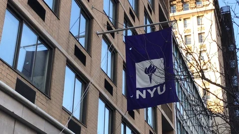 NYU banner Stock Footage 104583078
