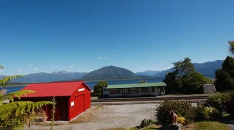 NZ Lake 01 Video stock 10726748