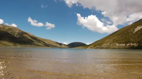 NZ Lake 01 Video stock 10728211
