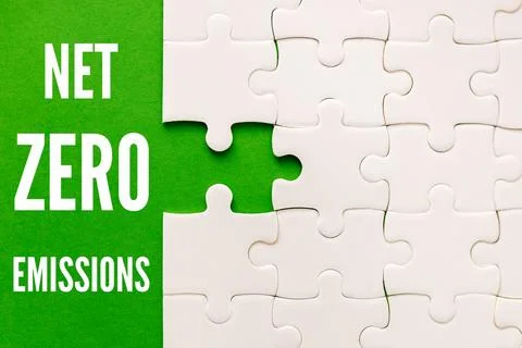 NZE symbol. The concept of zero emissions, which shows sustainable  Stock Photos