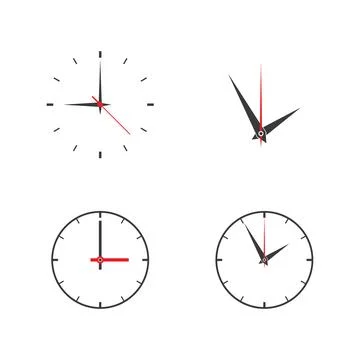 O Clock icon Illustration