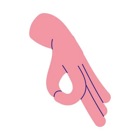 O hand gestures Stock Illustration