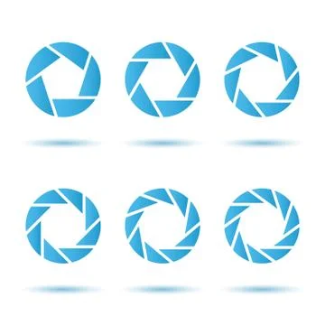 O letter segment signs Stock Illustration
