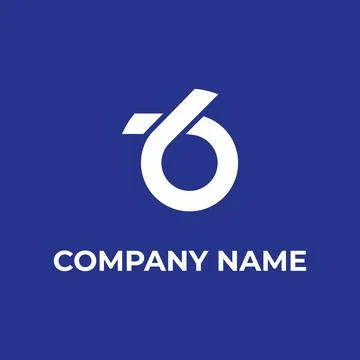 O or 6 logo Stock Illustration