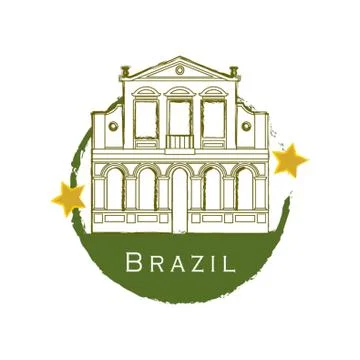 O Teatro Da Paz イラスト素材