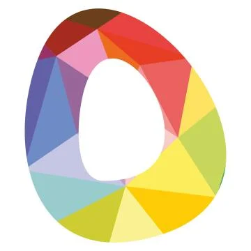 O vector letter isolated on white background illustration Stock Illustration