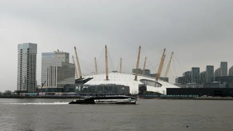 O2 Arena time lapse. Stock Footage 173459702
