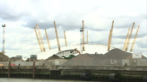 O2 Arena Tracking Shot (2) Stock Footage 43457183