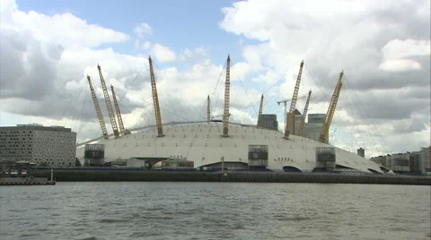 O2 Arena Tracking Shot (3) Stock Footage 43455668