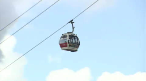 O2 Cable Car 스톡 동영상 43455305