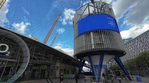 The O2. Video stock 346388110