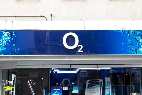O2 logo Stock Photos