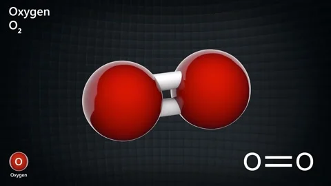 O2 Oxygen Stock Footage 146058915