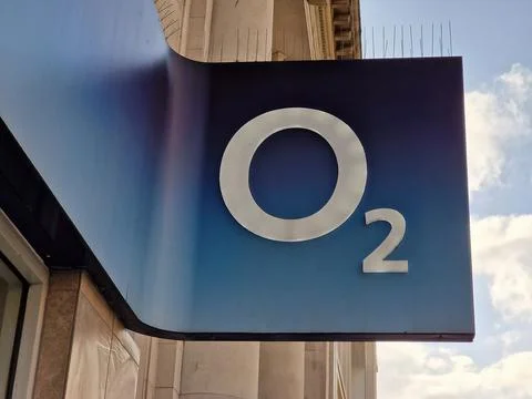 O2 sign Stock Photos