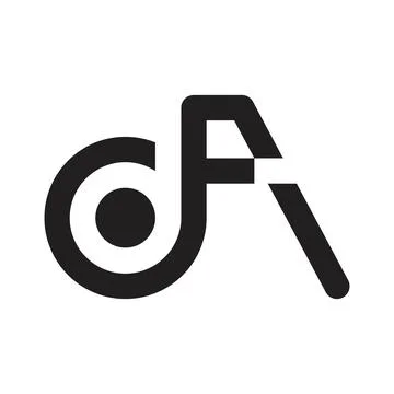 Oa initial letter vector logo 库存插图