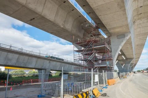 Oad currently under construction Stock Photos