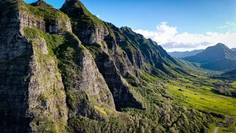 Oahu mountains 2 Stock Photos
