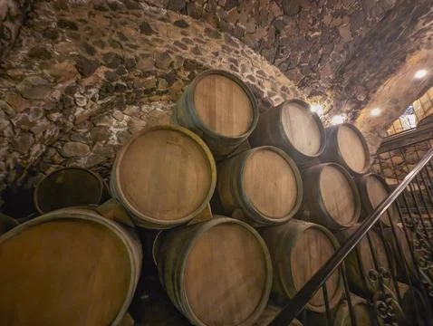 Oak Aging of Tequila in Progress Stock Photos