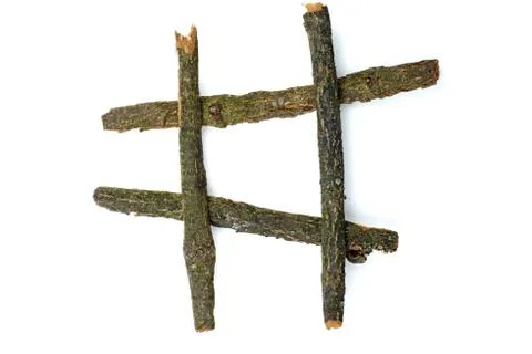 Oak bark frame Stock Photos