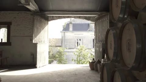 Oak Barrel of Spirits Stock-Footage 222003770