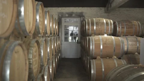 Oak Barrel of Spirits Stock-Footage 222005393