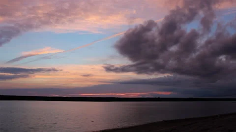 Oak Bluffs Sunset 库存影片 27003598