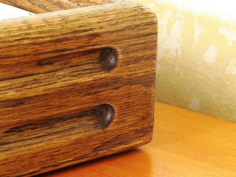 Oak Box Corner Stock Photos