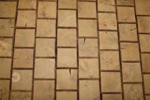 Oak floor Foto stock