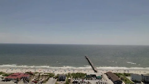 Oak Island Beach Stock Footage 282317648