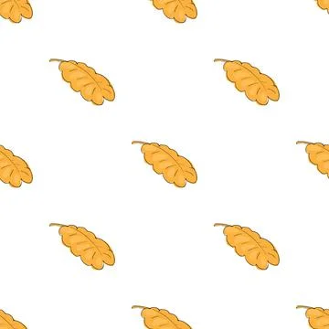 Oak leaf pattern seamless vector 스톡 일러스트